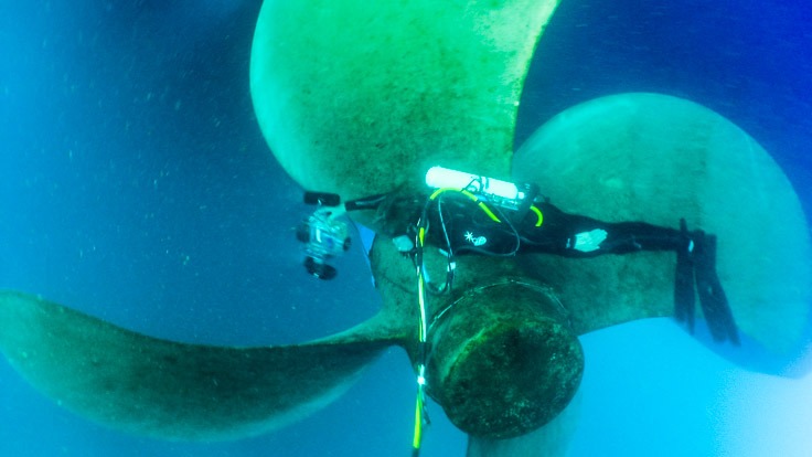 Underwater Propeller Repair